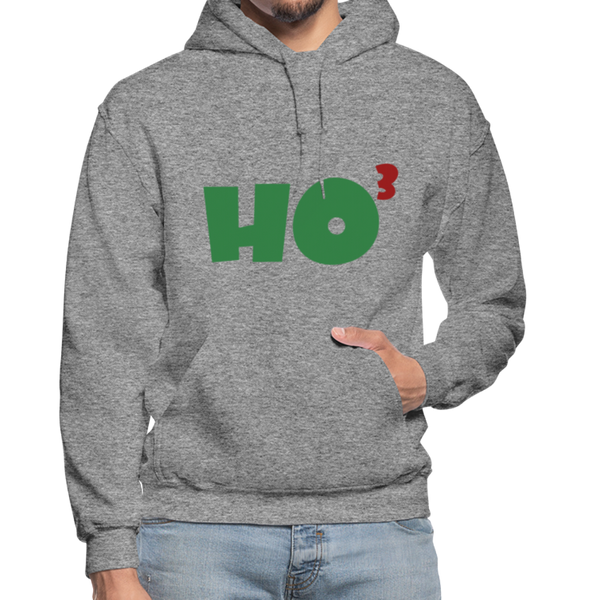 Ho to the Third Power Gildan Heavy Blend Adult Hoodie - graphite heather