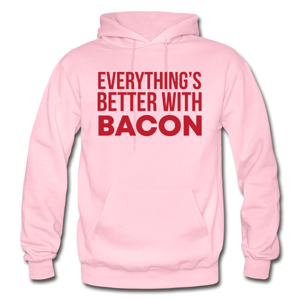 Everythings's Better with Bacon Gildan Heavy Blend Adult Hoodie - light pink