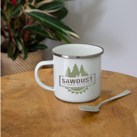 Sawdust is Man Glitter Camper Mug