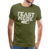 Feast Mode On Men's Premium T-Shirt - olive green