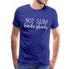 Not Slim Kinda Shady Men's Premium T-Shirt - royal blue
