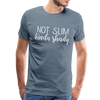 Not Slim Kinda Shady Men's Premium T-Shirt - steel blue
