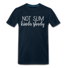 Not Slim Kinda Shady Men's Premium T-Shirt - deep navy