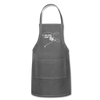 I Believe I Can Fly Fishing Adjustable Apron - charcoal