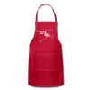I Believe I Can Fly Fishing Adjustable Apron - red