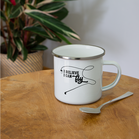 I Believe I Can Fly Fishing Camper Mug