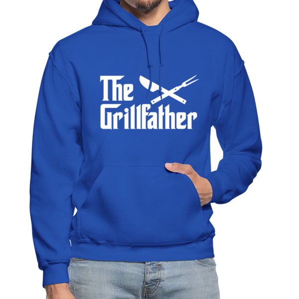 The Grillfather Gildan Heavy Blend Adult Hoodie - royal blue