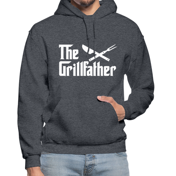 The Grillfather Gildan Heavy Blend Adult Hoodie - charcoal gray
