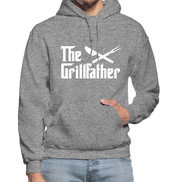 The Grillfather Gildan Heavy Blend Adult Hoodie - graphite heather