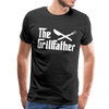 The Grillfather Men's Premium T-Shirt - black