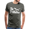 The Grillfather Men's Premium T-Shirt - asphalt gray