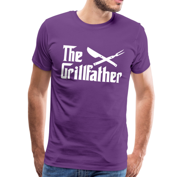 The Grillfather Men's Premium T-Shirt - purple
