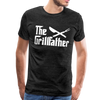 The Grillfather Men's Premium T-Shirt - charcoal gray