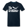The Grillfather Men's Premium T-Shirt - deep navy