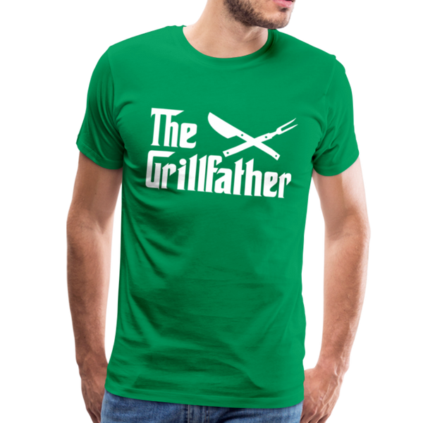 The Grillfather Men's Premium T-Shirt - kelly green