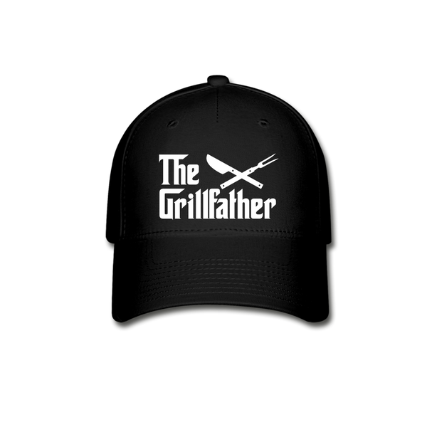 The Grillfather Baseball Cap - black