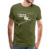 I Believe I Can Fly Fishing Men's Premium T-Shirt - olive green