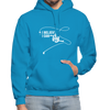 I Believe I Can Fly Fishing Gildan Heavy Blend Adult Hoodie - turquoise