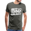 Best Dad in the Galaxy Men's Premium T-Shirt - asphalt gray