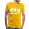 Best Dad in the Galaxy Men's Premium T-Shirt - sun yellow