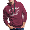 I Tell Dad Jokes Periodically Men’s Premium Hoodie - burgundy