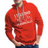 I Tell Dad Jokes Periodically Men’s Premium Hoodie - red