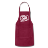 Best Step Dad in the Galaxy Adjustable Apron - burgundy