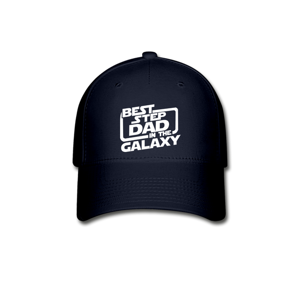 Best Step Dad in the Galaxy Baseball Cap - navy