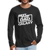 Best Step Dad in the Galaxy Men's Premium Long Sleeve T-Shirt - black