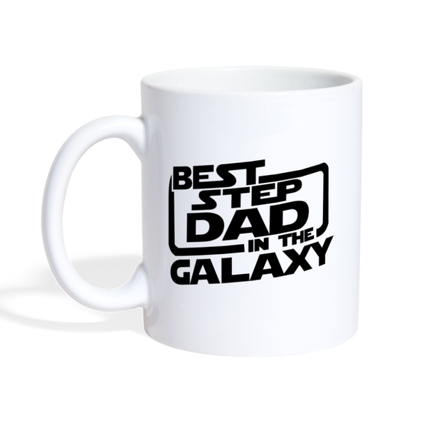 Best Step Dad in the Galaxy Coffee/Tea Mug - white