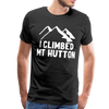 I Climbed Mt Hutton Unisex Premium T-Shirt - black