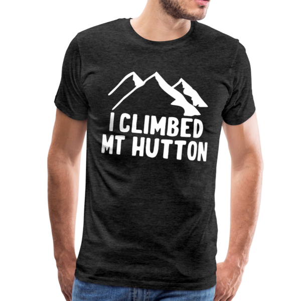 I Climbed Mt Hutton Unisex Premium T-Shirt - charcoal gray