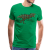 Tree-Rex Dinosaur Christmas Men's Premium T-Shirt - kelly green