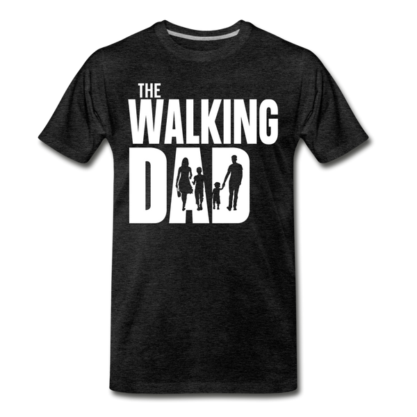The Walking Dad Men's Premium T-Shirt - charcoal gray