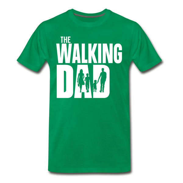 The Walking Dad Men's Premium T-Shirt - kelly green