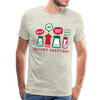 Season's Greetings! Dad Joke Christmas Men's Premium T-Shirt - heather oatmeal