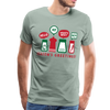 Season's Greetings! Dad Joke Christmas Men's Premium T-Shirt - steel green