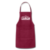 Dad Life is the Best Life Adjustable Apron - burgundy