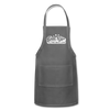 Dad Life is the Best Life Adjustable Apron - charcoal