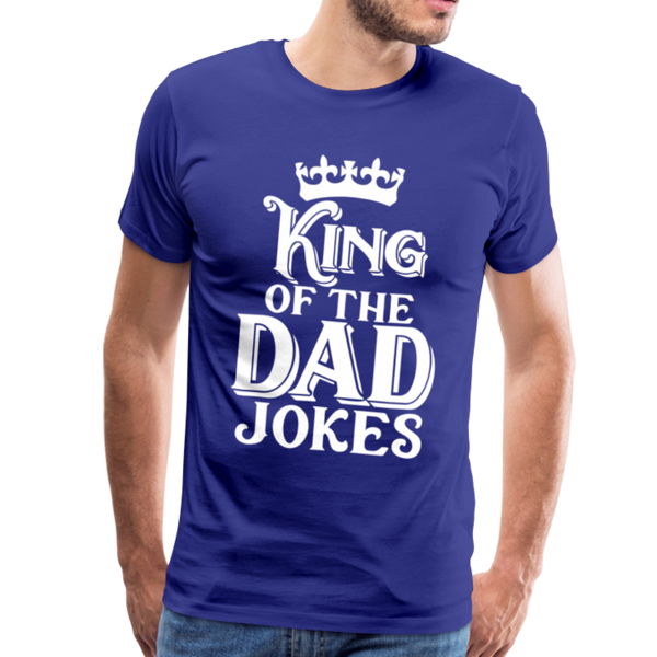 King of the Dad Jokes Men's Premium T-Shirt - royal blue