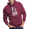King of the Dad Jokes Men’s Premium Hoodie - burgundy