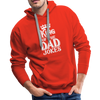 King of the Dad Jokes Men’s Premium Hoodie - red