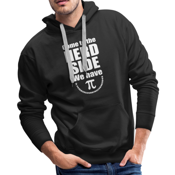 Come to the Nerd Side We Have Pi Men’s Premium Hoodie - black
