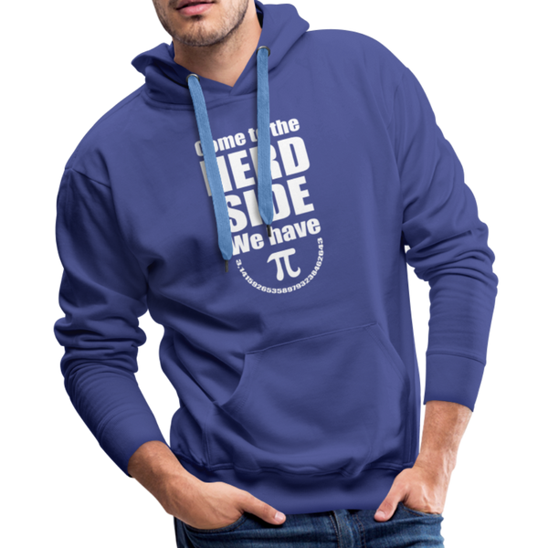 Come to the Nerd Side We Have Pi Men’s Premium Hoodie - royalblue