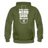 Come to the Nerd Side We Have Pi Men’s Premium Hoodie - olive green