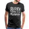 Sloth Running Team Champion Men's Premium T-Shirt - black