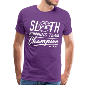 Sloth Running Team Champion Men's Premium T-Shirt