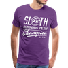 Sloth Running Team Champion Men's Premium T-Shirt