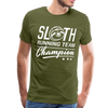 Sloth Running Team Champion Men's Premium T-Shirt