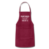 Poop Jokes Aren't my Favorite Kind of Jokes...But They're a Solid #2 Adjustable Apron - burgundy